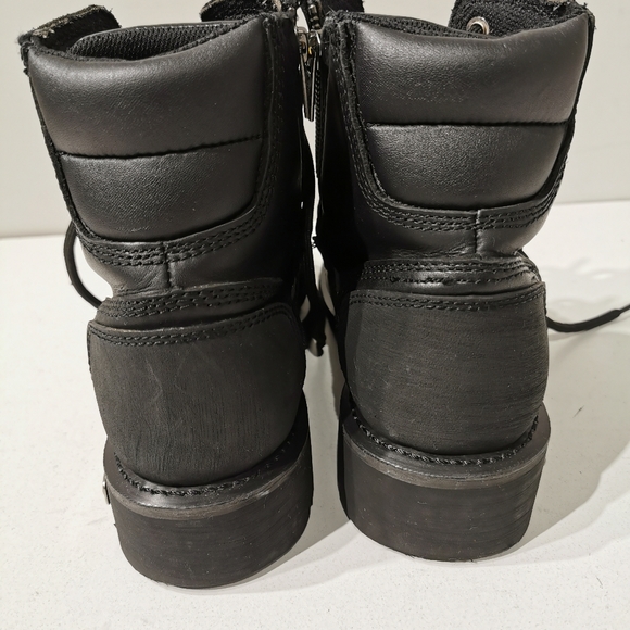 Altimate Women's Cruiser Motorcycle boots, Real leather. - Picture 4 of 9